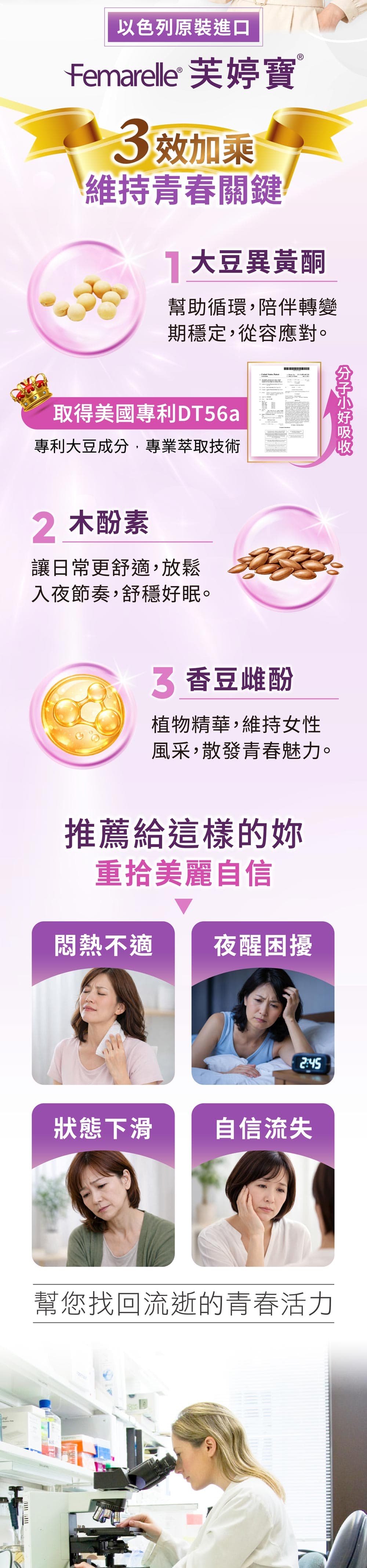 震達芙婷寶® 56粒/盒 買3送1 加送7天份體驗包 介紹圖 2