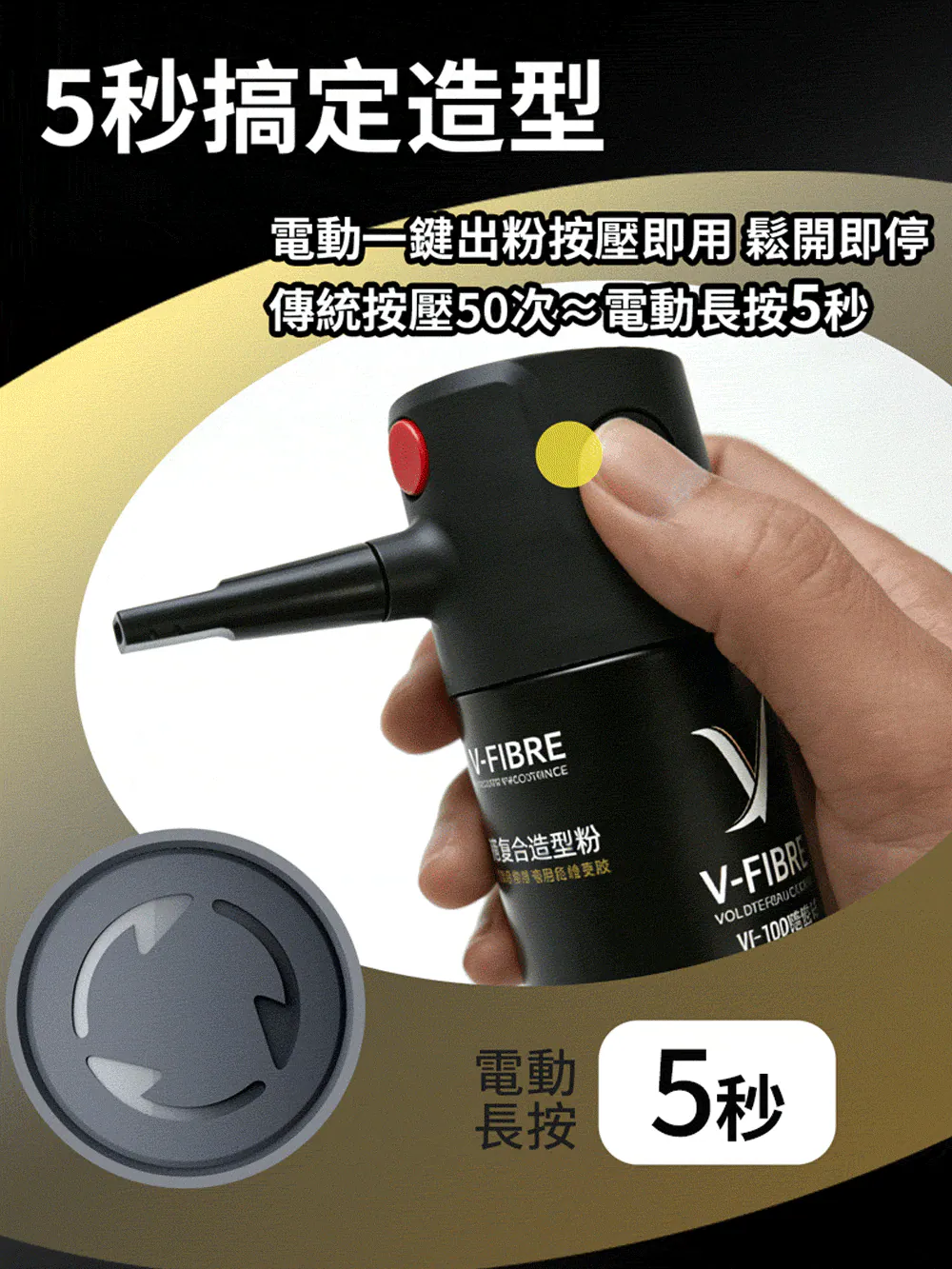 V-FIBRE植物豐盈造型粉4件組 介紹圖 7