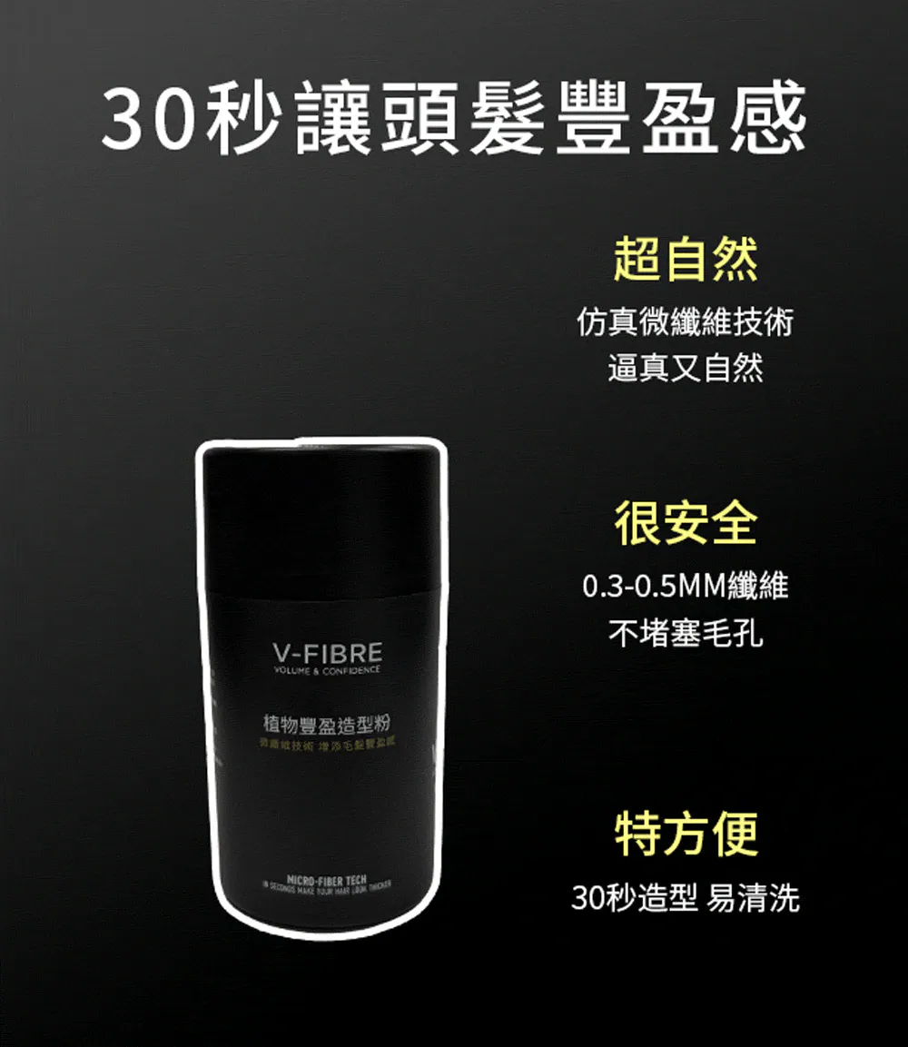 V-FIBRE植物豐盈造型粉4件組 介紹圖 12